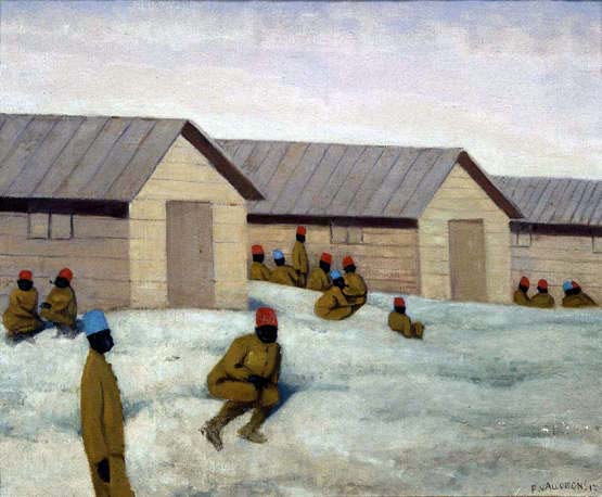 Felix Vallotton Senegalese Soldiers at the camp of Mailly,